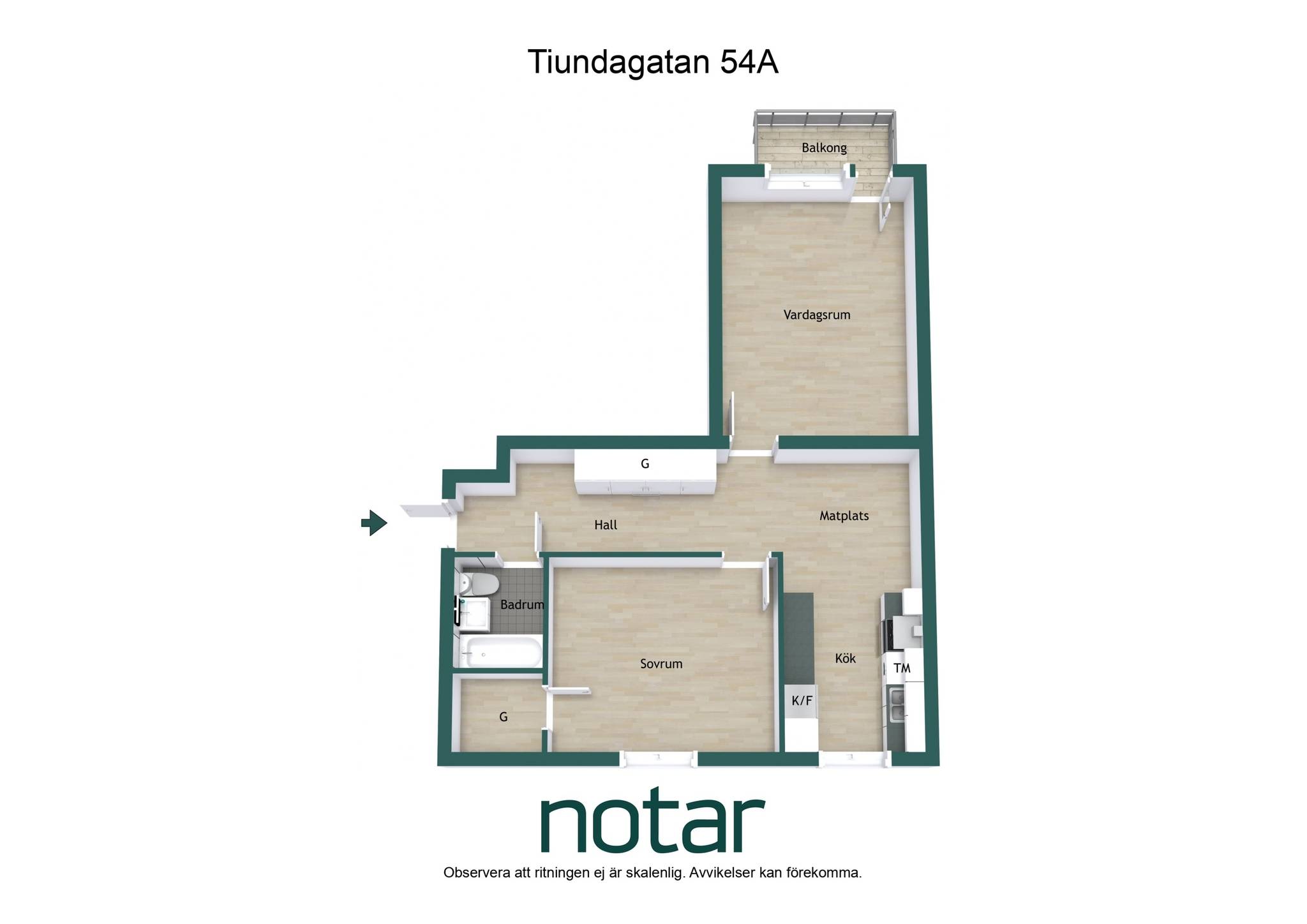 2 rum Lägenhet på Tiundagatan 54A Luthagen Uppsala kommun - bild 18