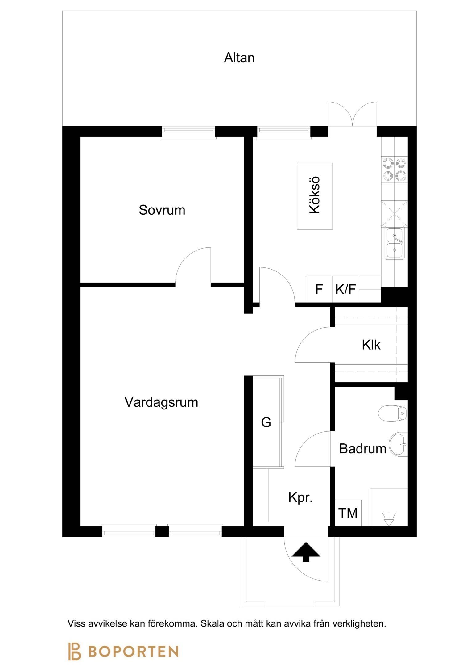 2 rum Lägenhet på Paletåvägen 104 Röbäck Umeå kommun - bild 33