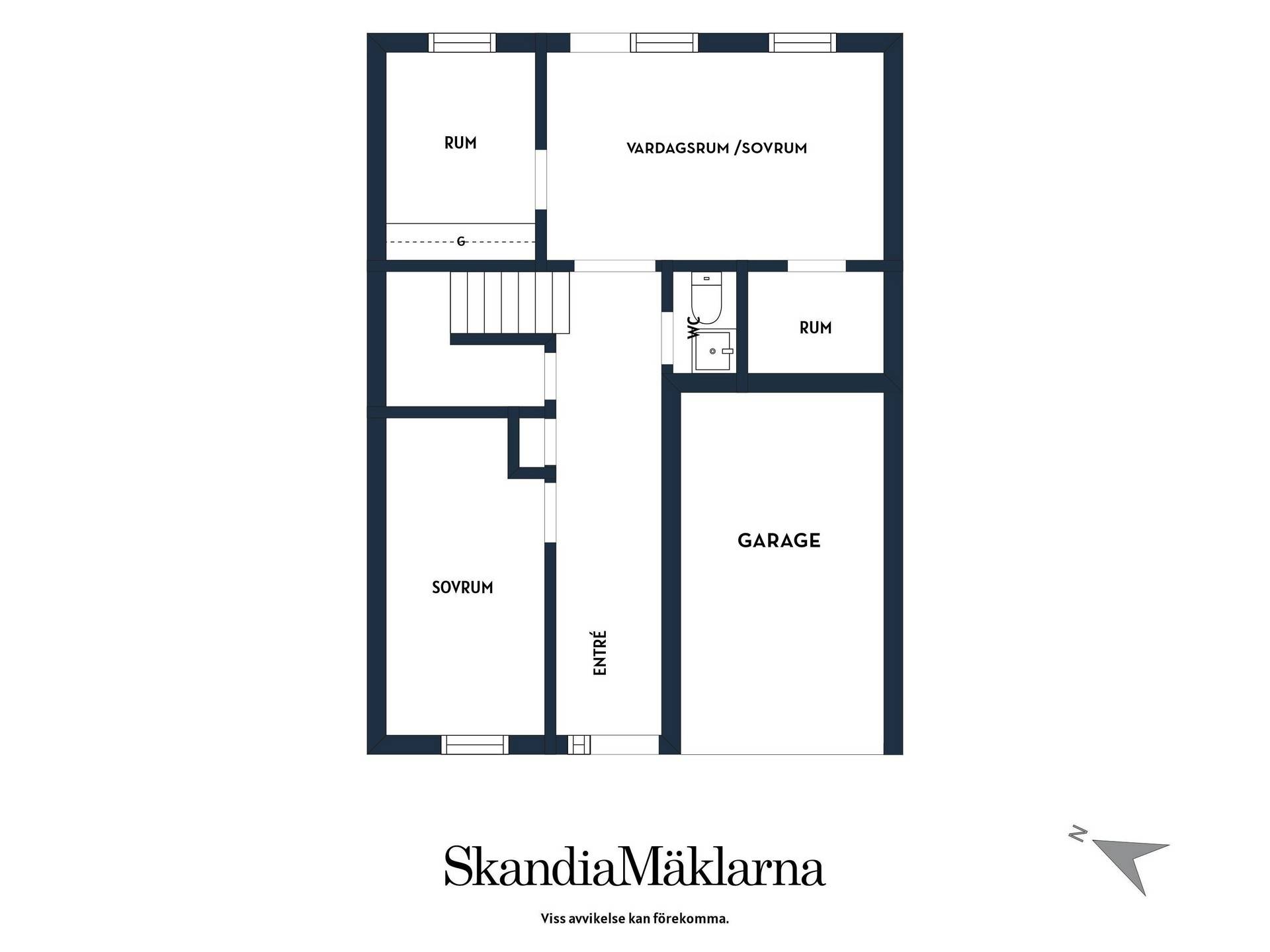 6 rum Radhus på Örtagårdsvägen 19 Ulvhäll/Fridhem Strängnäs kommun - bild 42