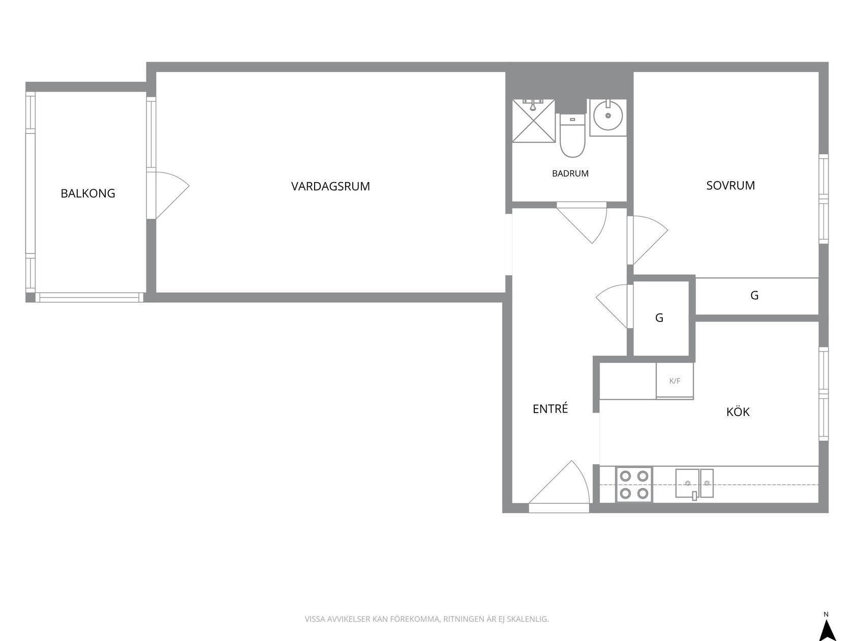 2 rum Lägenhet på Åbygatan 6B Klippans kommun - bild 13
