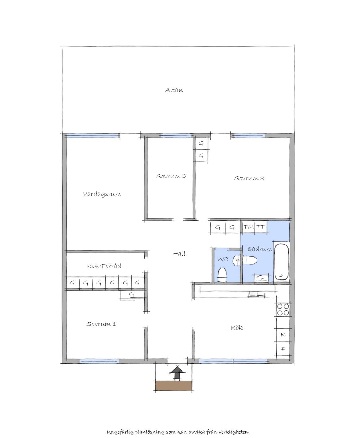 4 rum Radhus på Jägarstigen 31 Salem Salems kommun - bild 26