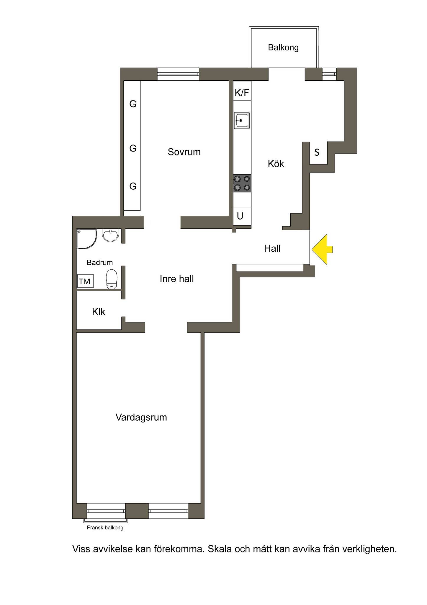 2.5 rum Lägenhet på Skånegatan 79, 2tr Södermalm - Katarina Stockholms kommun - bild 26