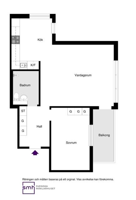 2 rum Lägenhet på Centrumslingan 49, vån 5 Solna C Solna kommun - bild 23