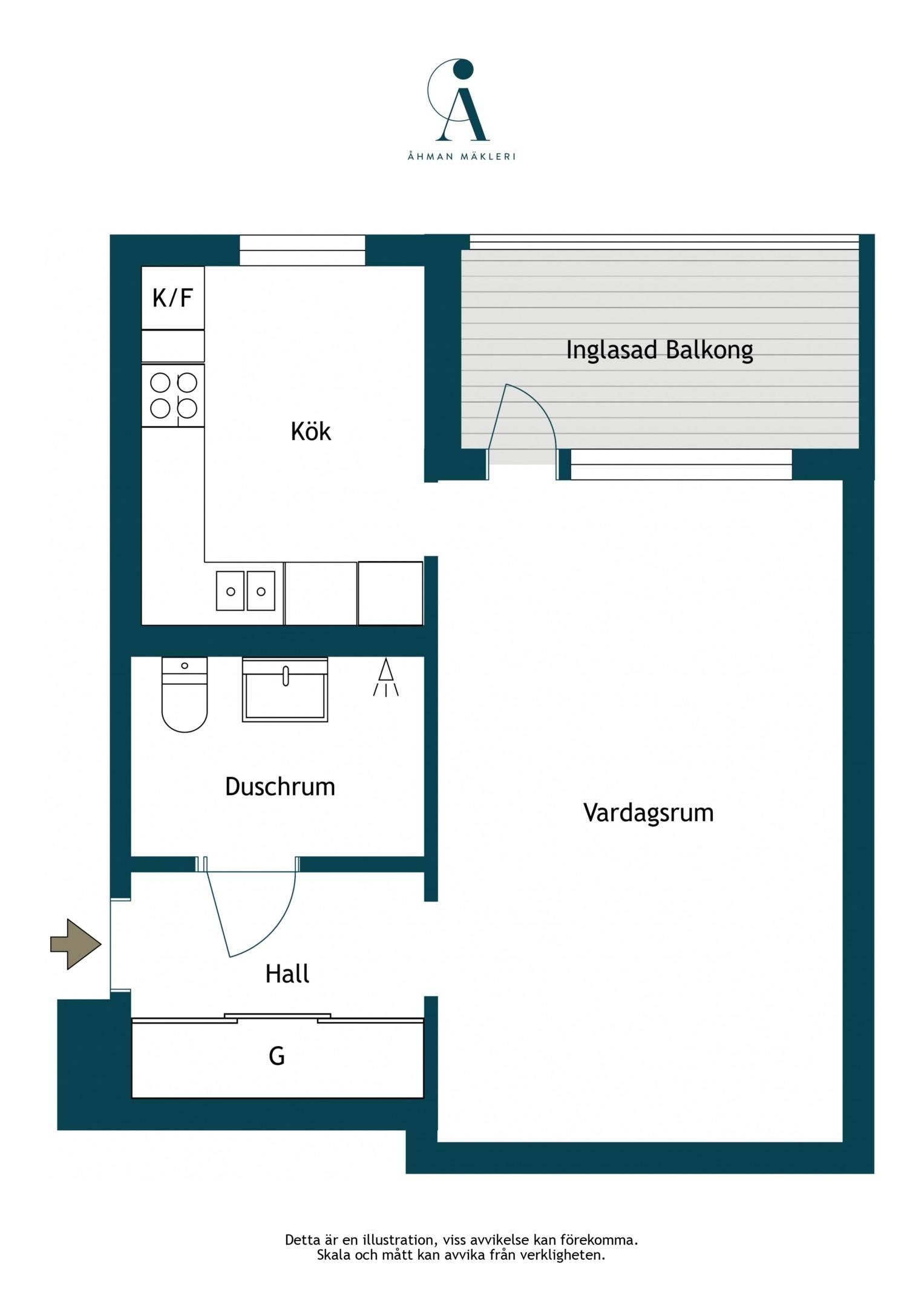1 rum Lägenhet på Vigelsjövägen 8 B Vigelsjö Norrtälje kommun - bild 16