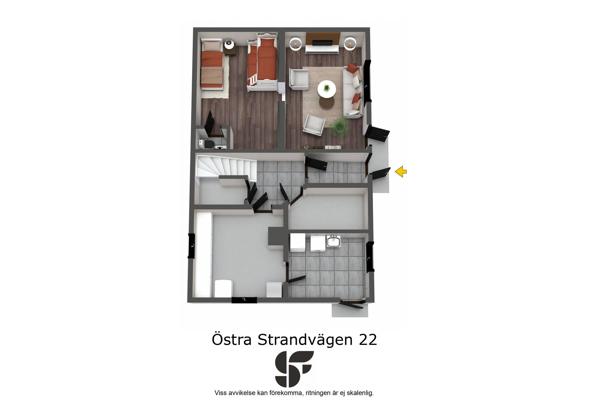 4 rum Vinterbonat fritidshus på Östra Strandvägen 22 Tärnaby Storumans kommun - bild 43