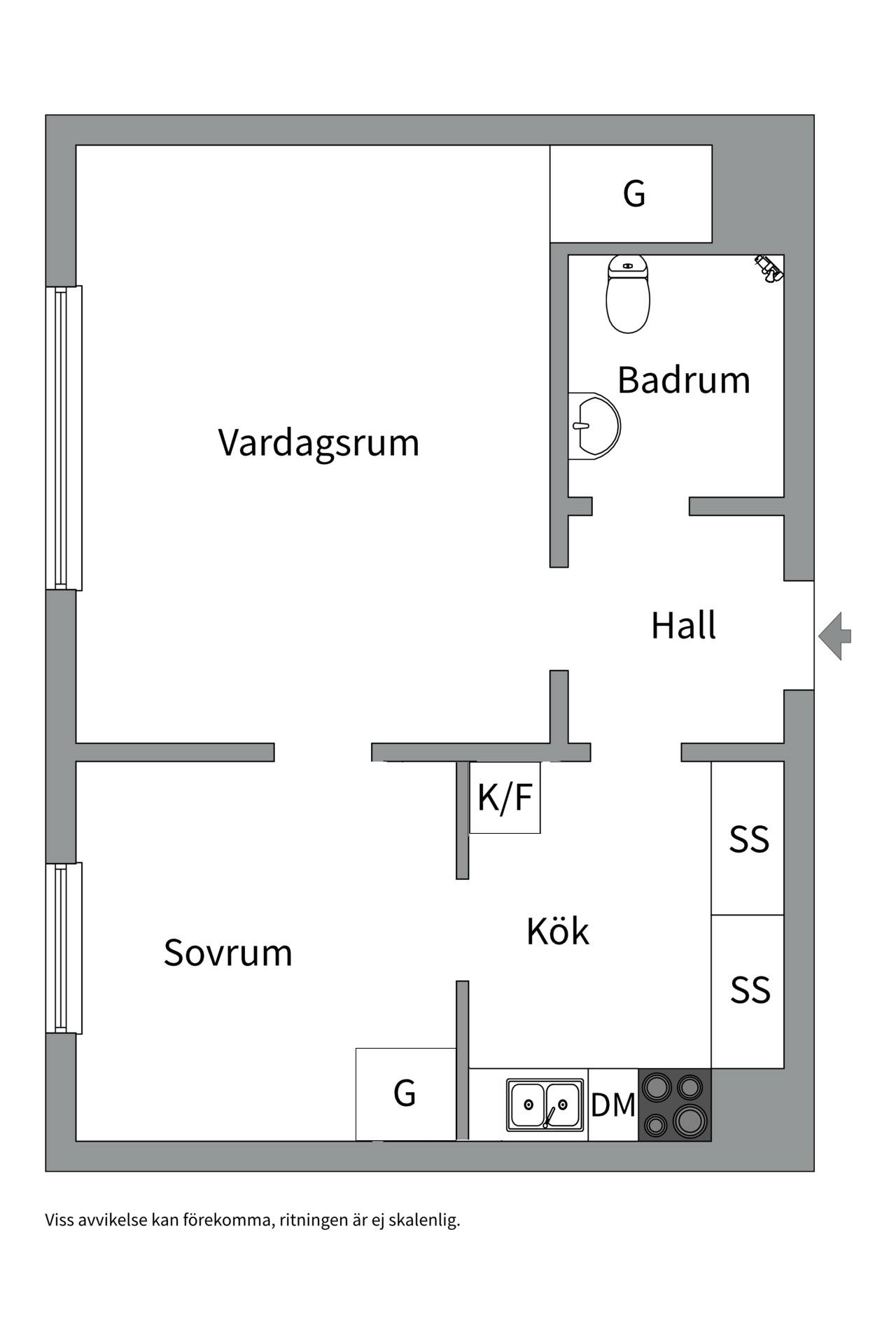 1.5 rum Lägenhet på Höganäsgatan 6 A Höganäs Uppsala kommun - bild 18