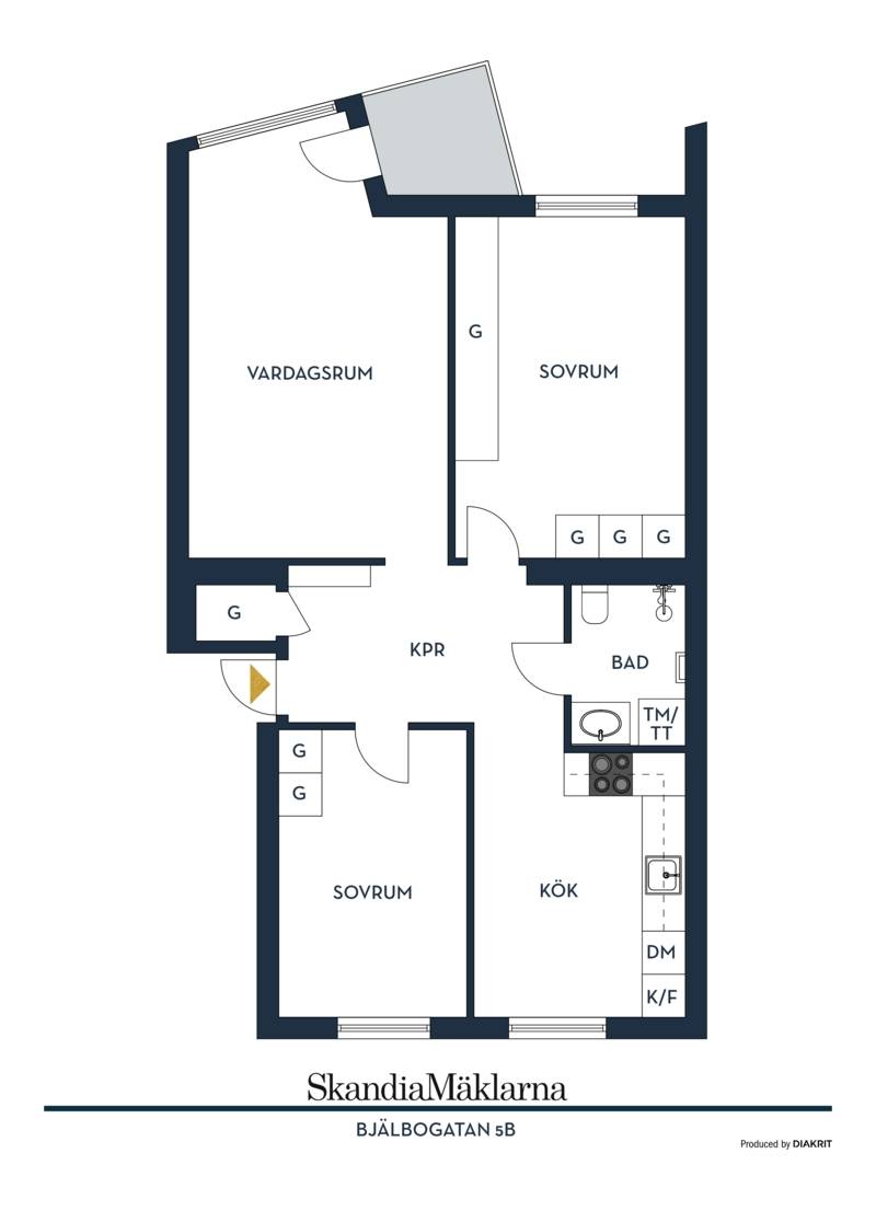 3 rum Lägenhet på Bjälbogatan 5B Gottfridsberg Linköpings kommun - bild 21