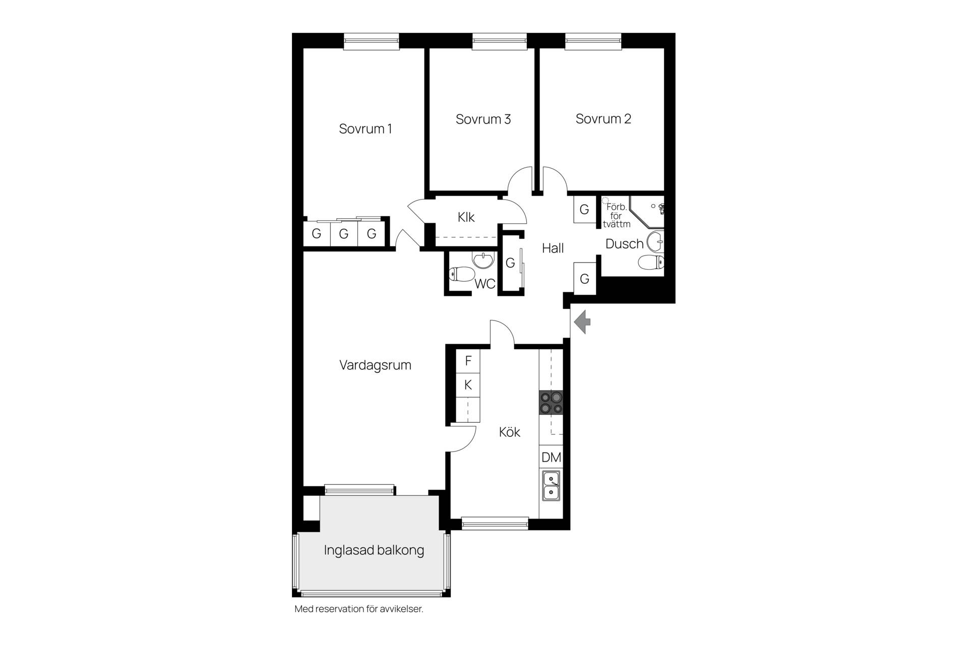 4 rum Lägenhet på Hovsgatan 42 Härnön Härnösands kommun - bild 47