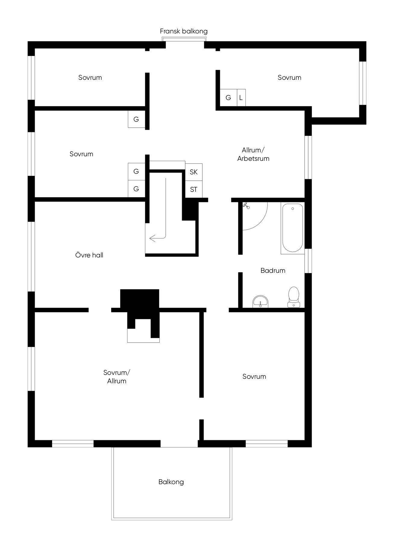 8 rum Villa på Jönköpingsvägen 58 Centralt/Värnamo Värnamo kommun - bild 59