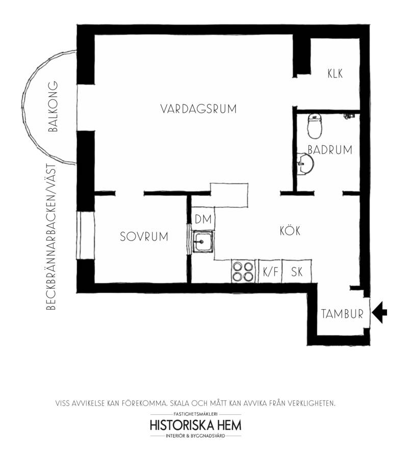 2 rum Lägenhet på Beckbrännarbacken 1, 3 tr Södermalm - Katarina-Sofia Stockholms kommun - bild 37