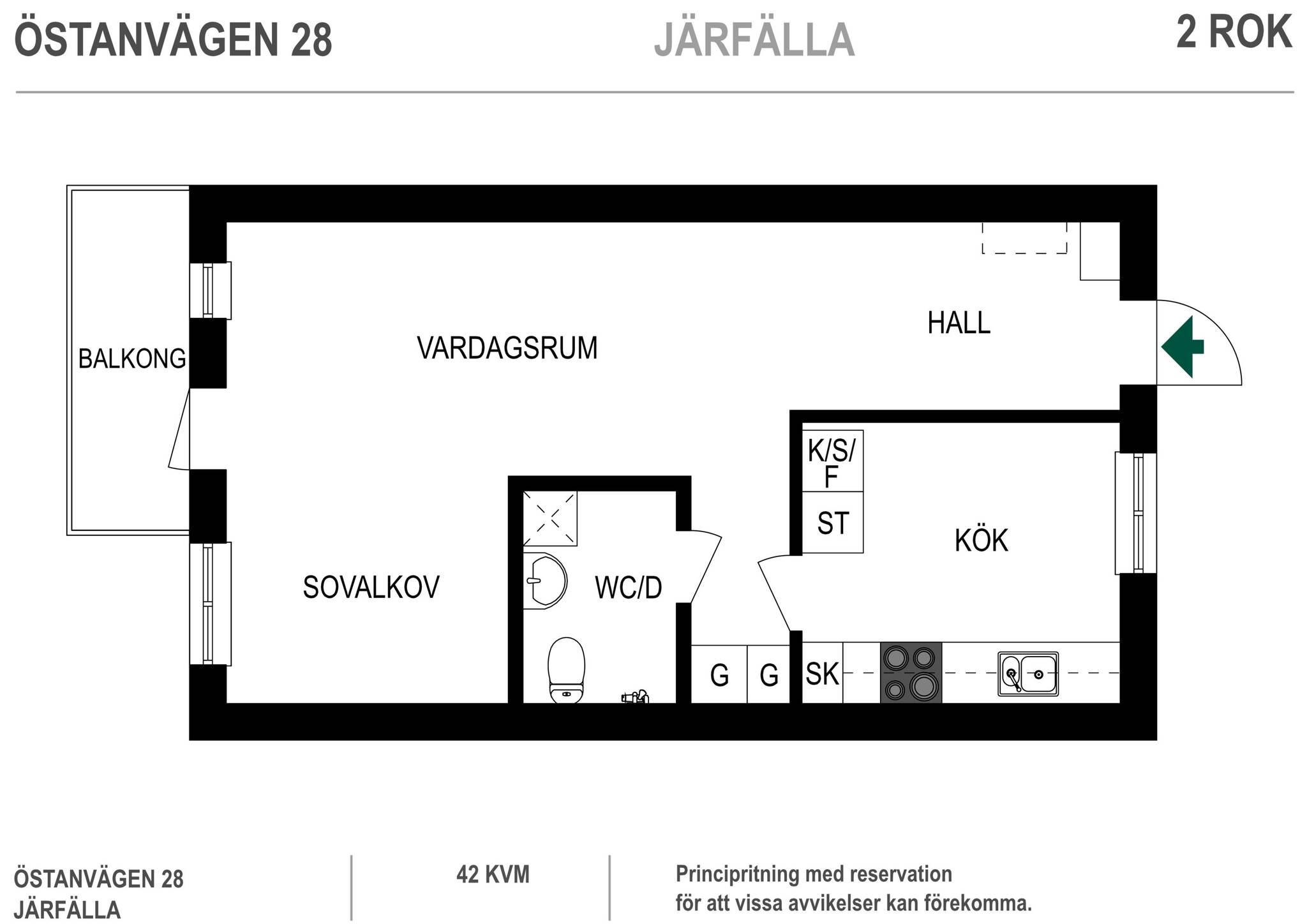 1.5 rum Lägenhet på Östanvägen 26 Jakobsberg - Polhem Järfälla kommun - bild 22