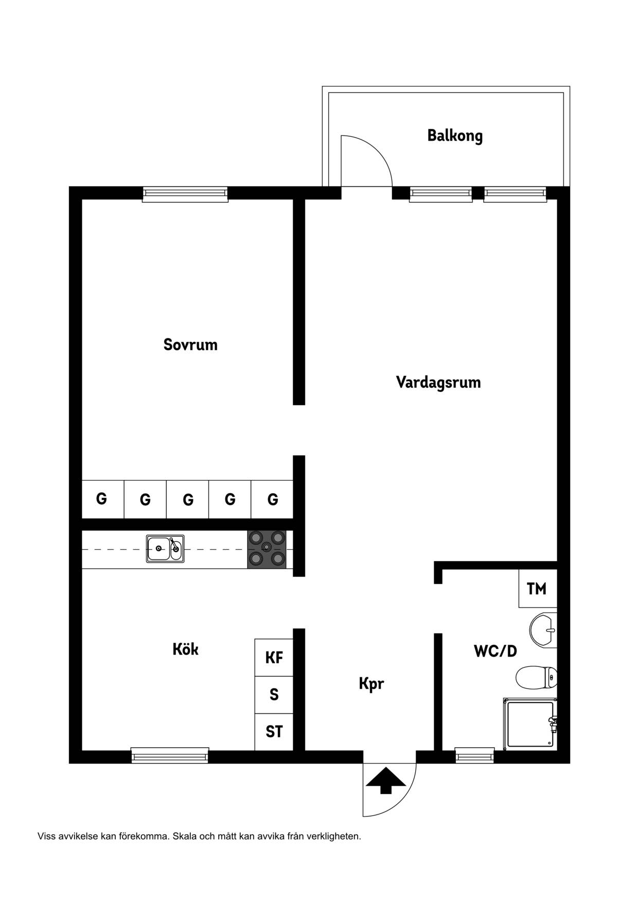 2 rum Lägenhet på Kastanjevägen 80B Norr Växjö kommun - bild 16
