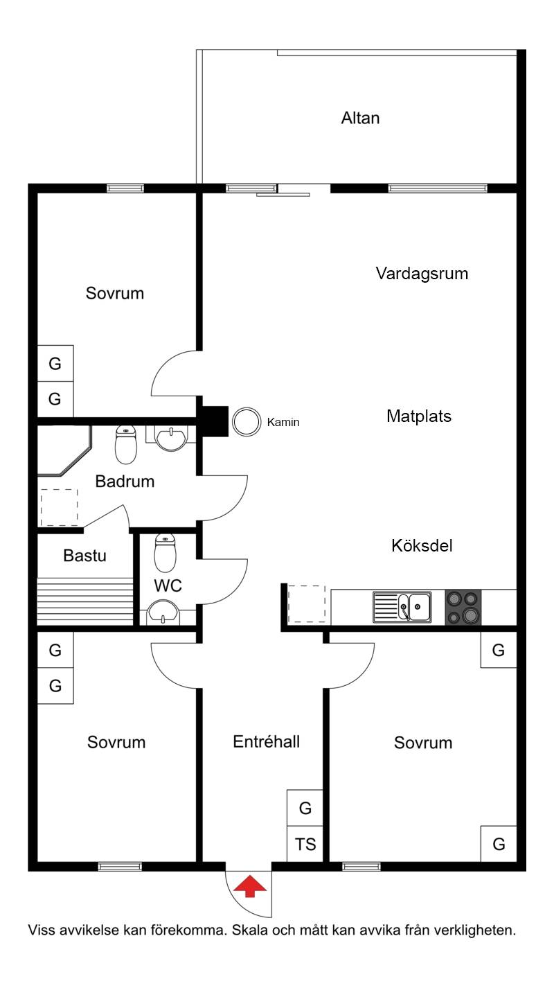 4 rum Lägenhet på Ski Apartments 1C Lindvallen, Sälen Malung-Sälens kommun - bild 19