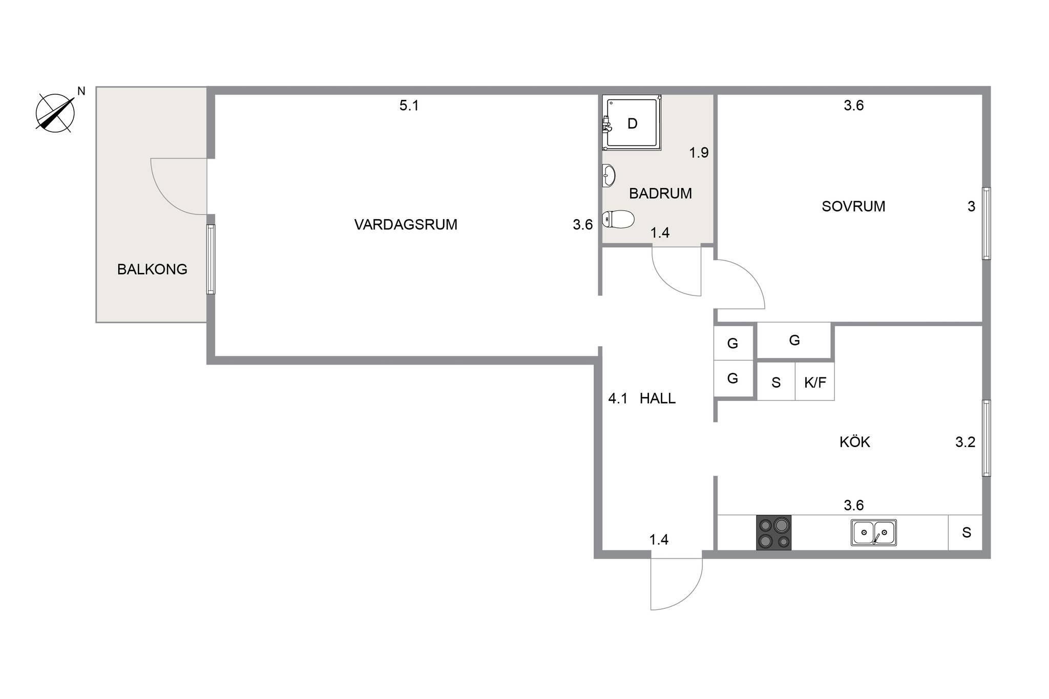 2 rum Lägenhet på Bangårdsgatan 5B Tingvalla Trollhättans kommun - bild 22