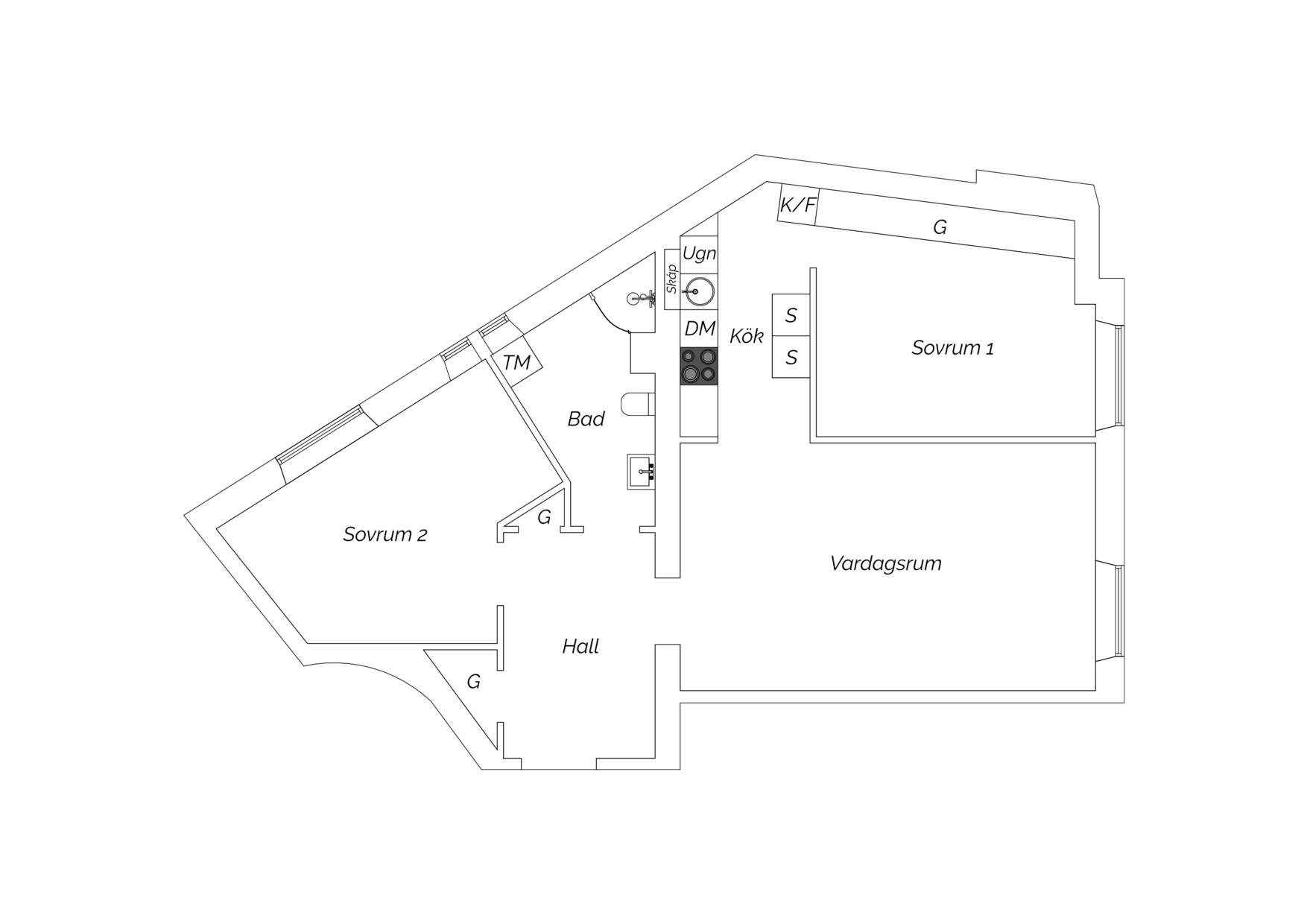 3 rum Lägenhet på Atlasgatan 4 Vasastan / Atlas Stockholms kommun - bild 23