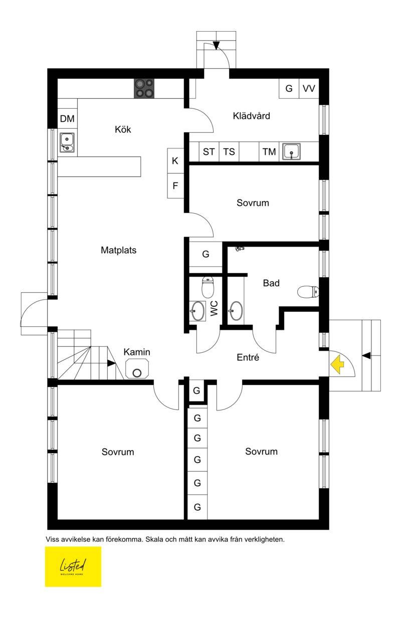 5 rum Villa på Ugglevägen 10 Vittsjö Hässleholms kommun - bild 22