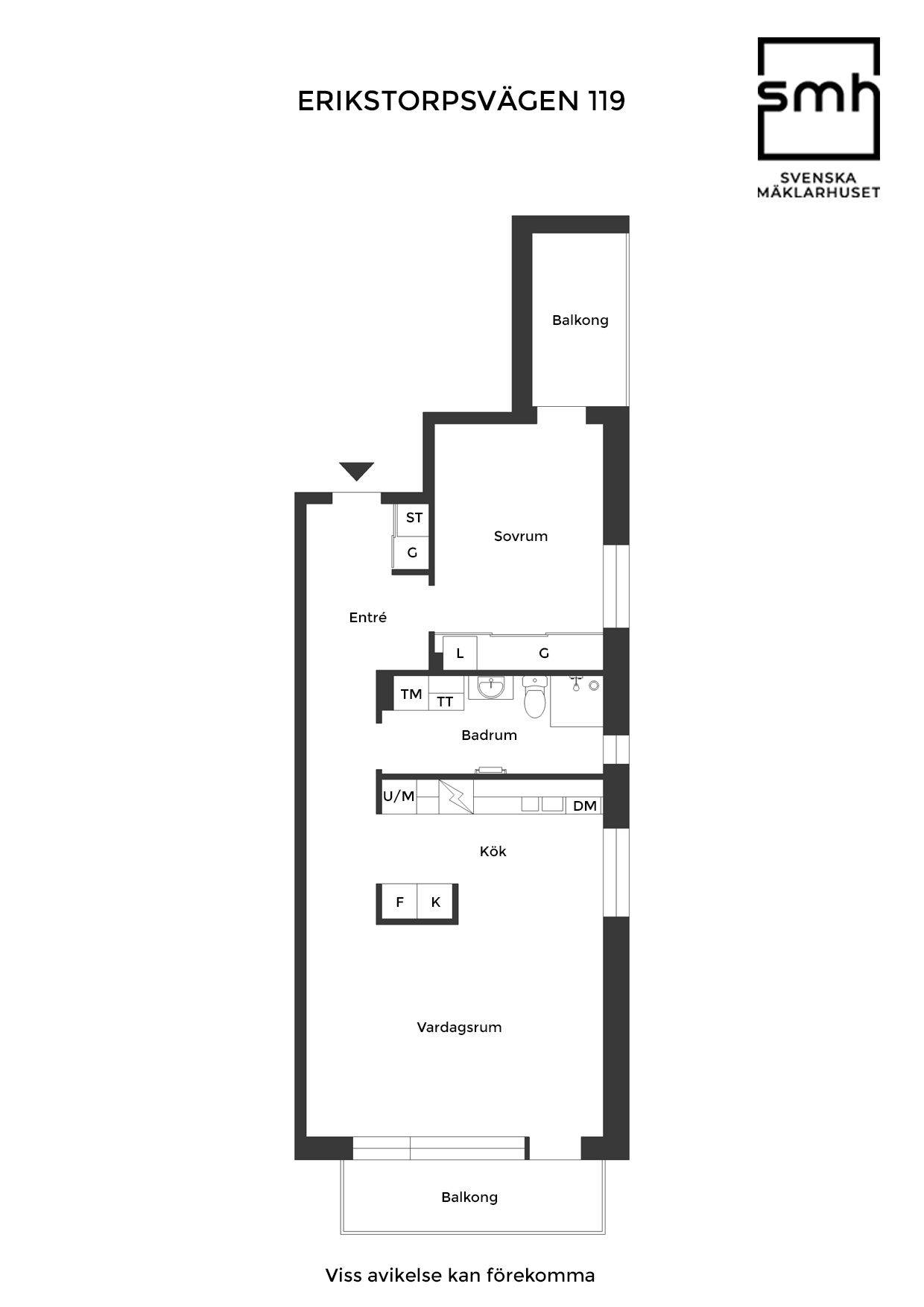 2 rum Lägenhet på Erikstorpsvägen 119 Borstahusen Landskrona kommun - bild 27
