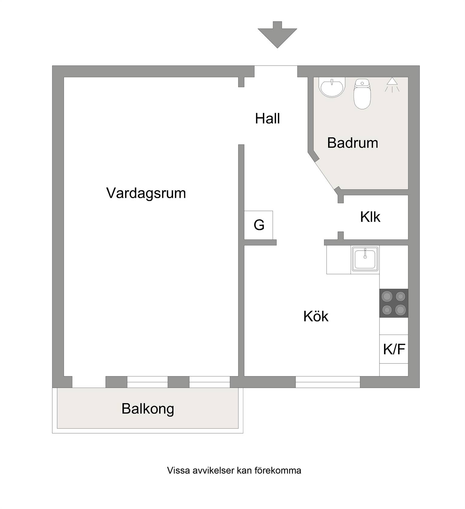 1 rum Lägenhet på Dalagatan 8B Centralt Sandvikens kommun - bild 11