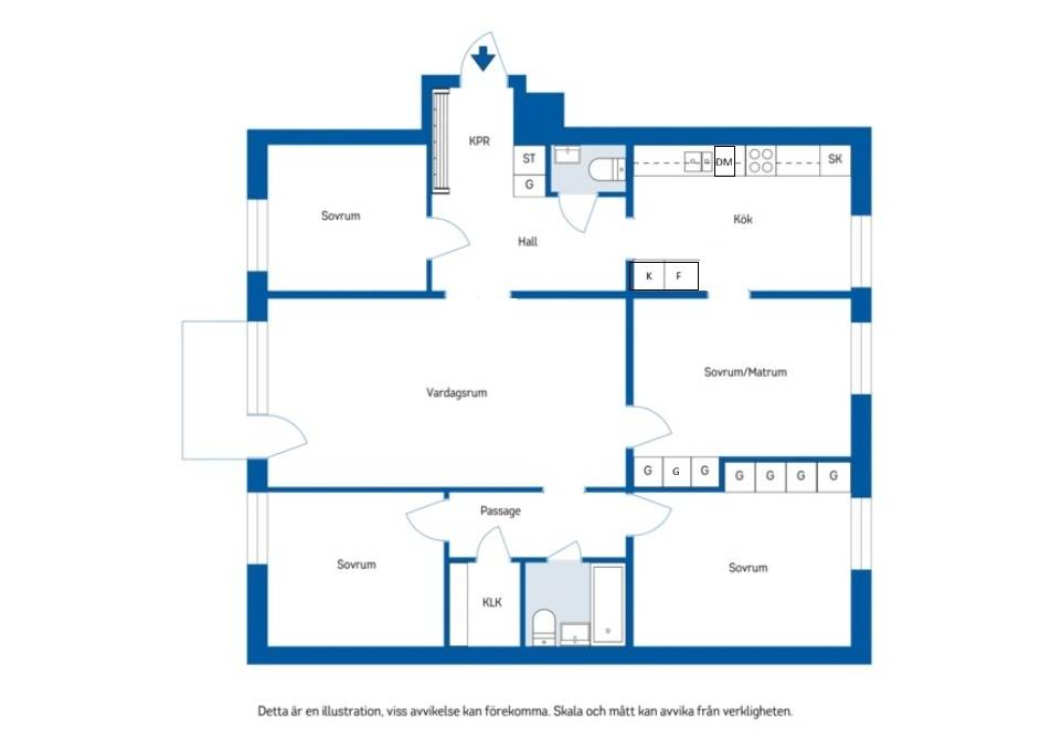 5 rum Lägenhet på Storgatan 57A Sundsvall centrum Sundsvalls kommun - bild 21