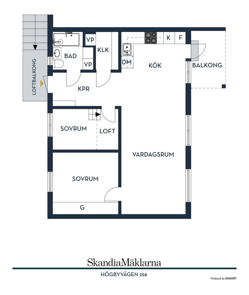 3 rum Lägenhet på Högbyvägen 258 Viksjö Järfälla kommun - bild 22