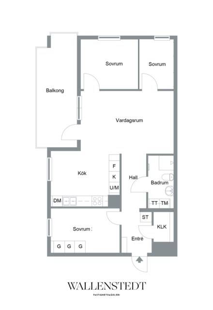 3 rum lägenhet på Kabingatan 4C Ladugårdsängen, Örebro kommun - bild 5