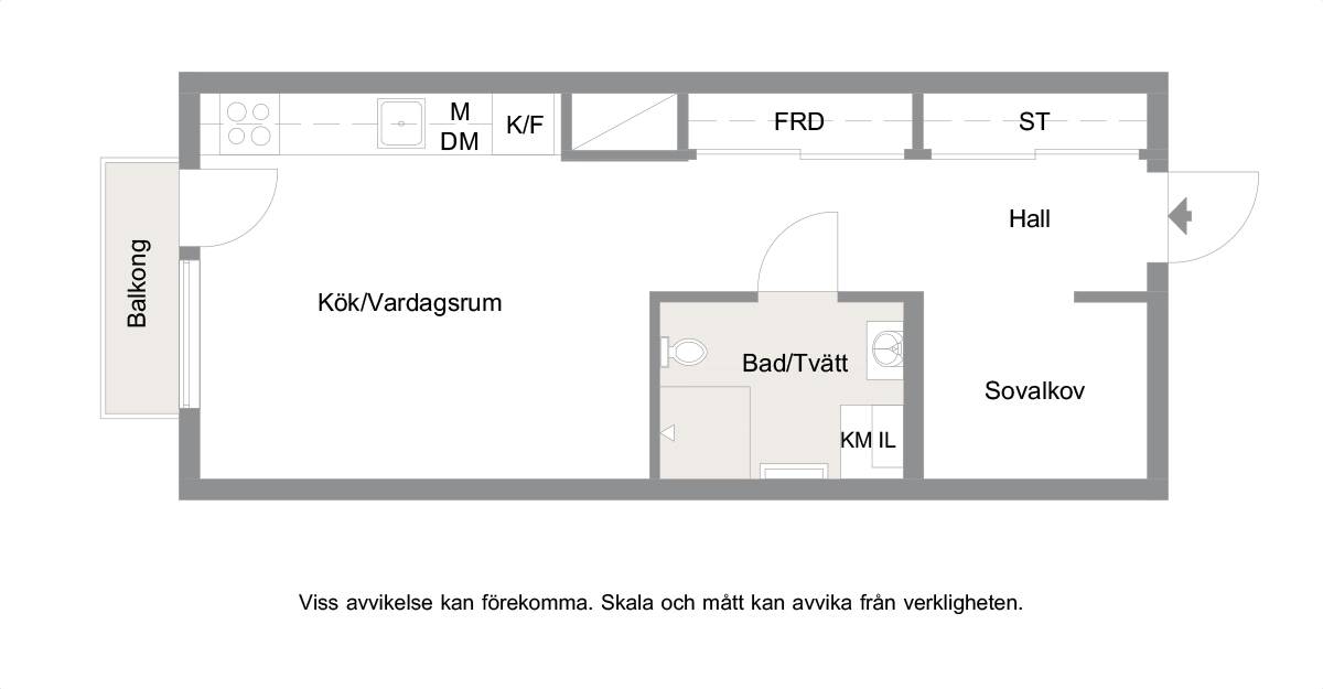 1 rum Lägenhet på Lovartsgatan 13 Dockan Malmö kommun - bild 18