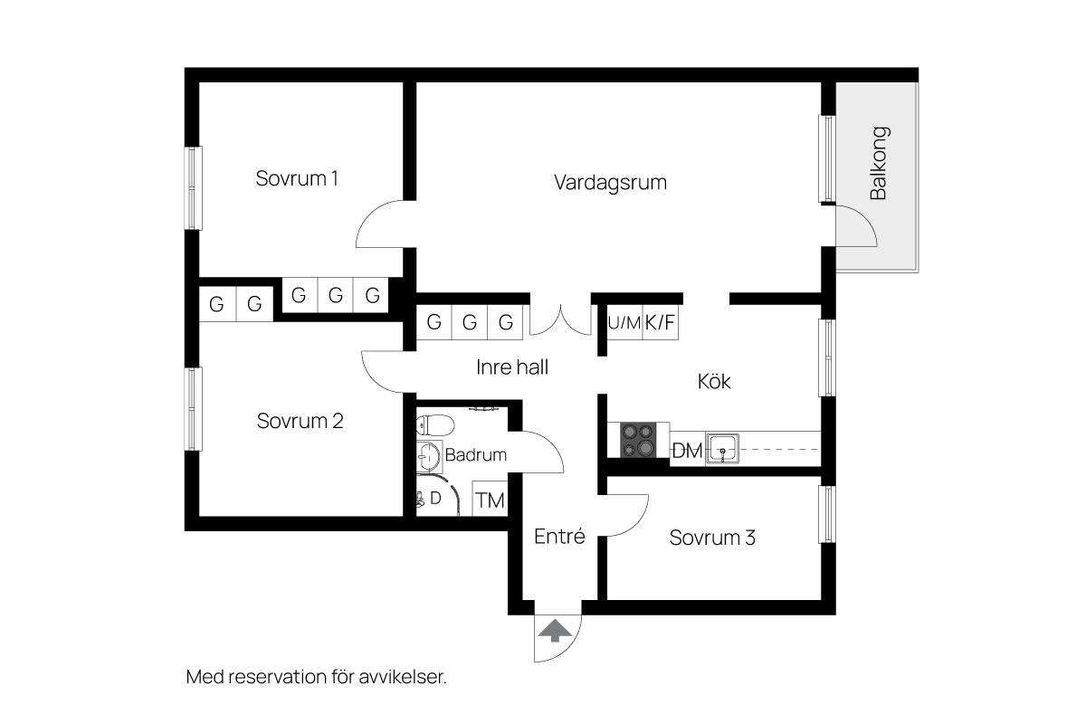 4 rum Lägenhet på Landshövdingegatan 34B Krokslätt Mölndals kommun - bild 26