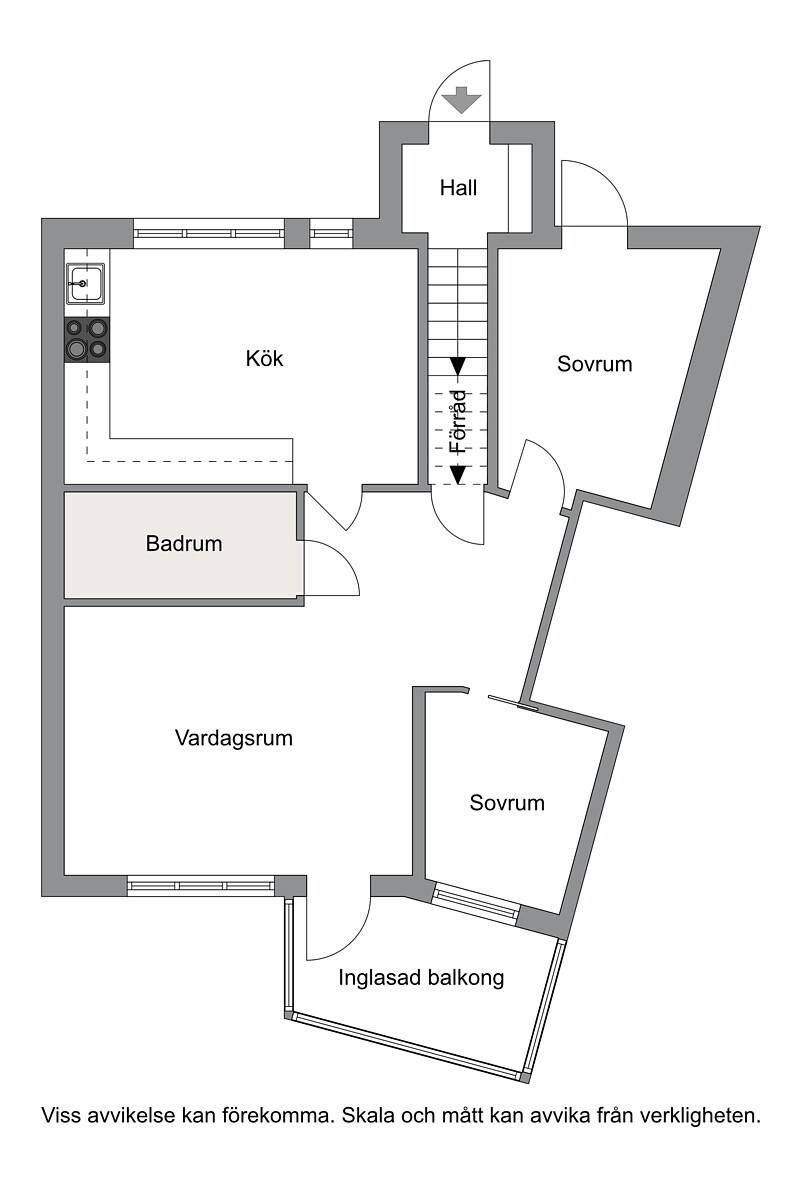 3 rum Lägenhet på Sofiedalsvägen 11B Hudiksvall Hudiksvalls kommun - bild 15