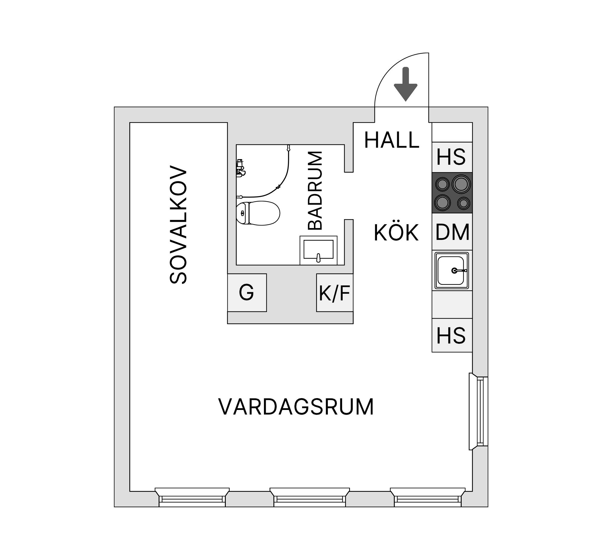 1 rum Lägenhet på Norrbackagatan 49A, 6 tr Vasastan Hagastaden Stockholms kommun - bild 34
