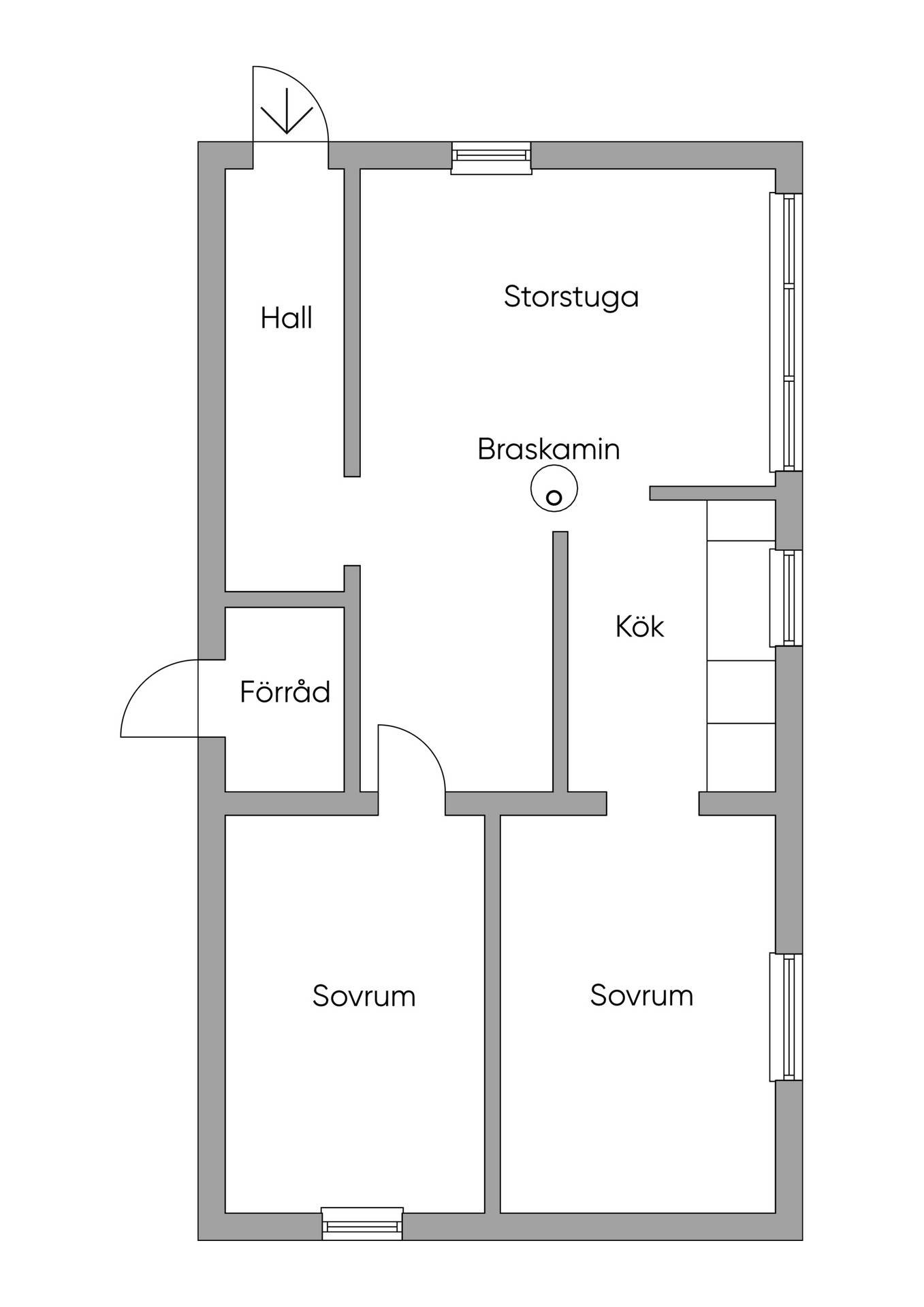 3 rum Vinterbonat fritidshus på Norrhenninge 5 Edsbro Norrtälje kommun - bild 20