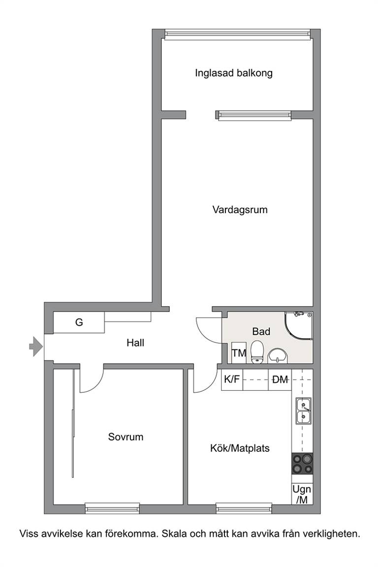 2 rum Lägenhet på Mossgatan 195 Rud Karlstad Karlstads kommun - bild 20