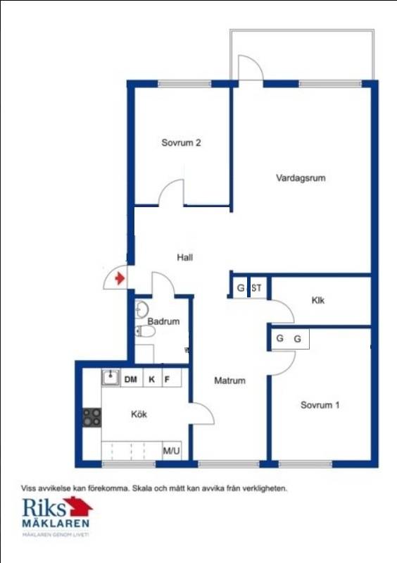 3.5 rum Lägenhet på Regngatan 6 GRÄNBY Uppsala kommun - bild 30