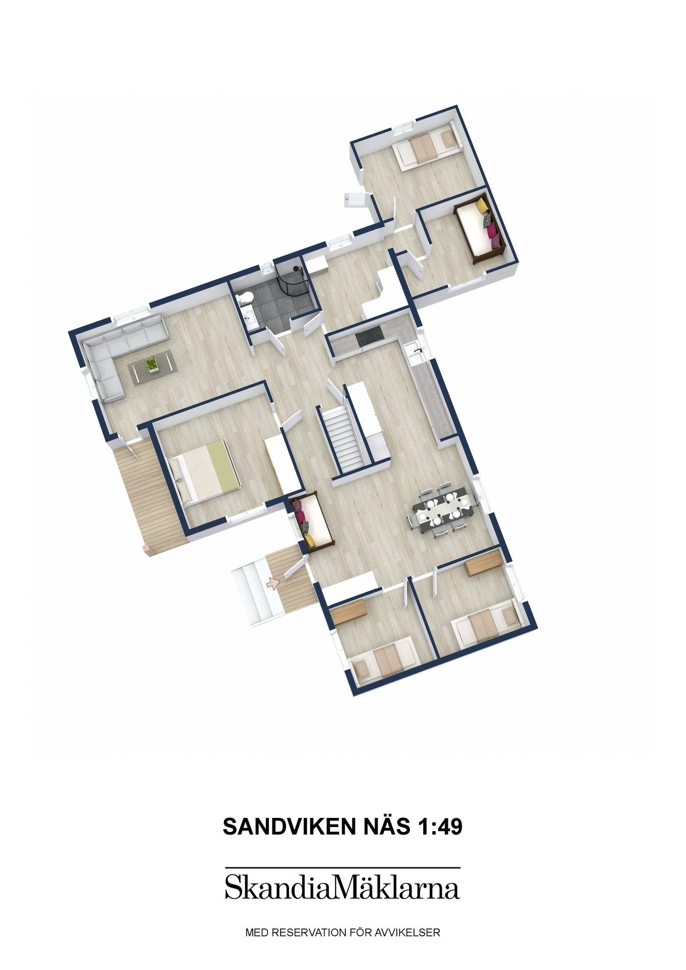 6 rum Villa på Näsbyvägen 54B Sandvikens kommun - bild 4