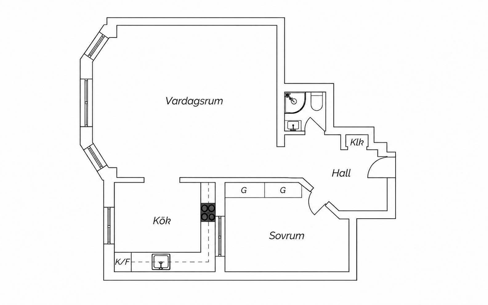2 rum Lägenhet på Tomtebogatan 28A Stockholms kommun - bild 24