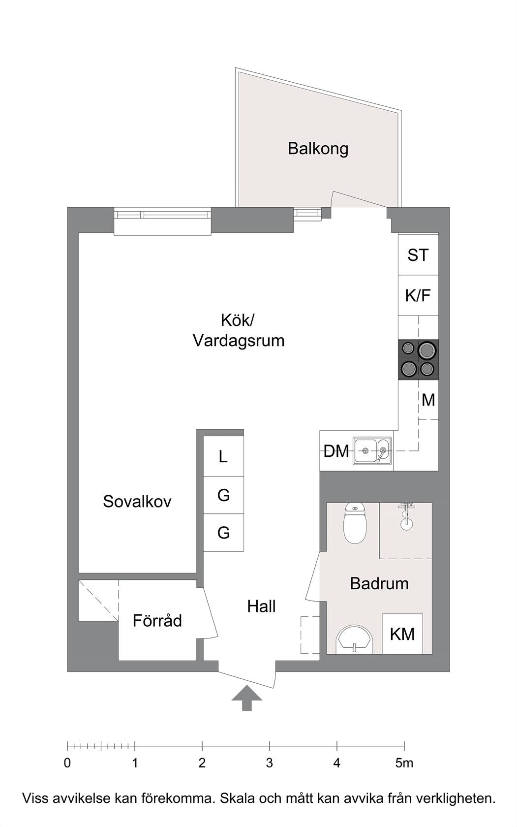 1.5 rum Lägenhet på KARLSLUNDSVÄGEN 18 Barkarbystaden Järfälla kommun - bild 14