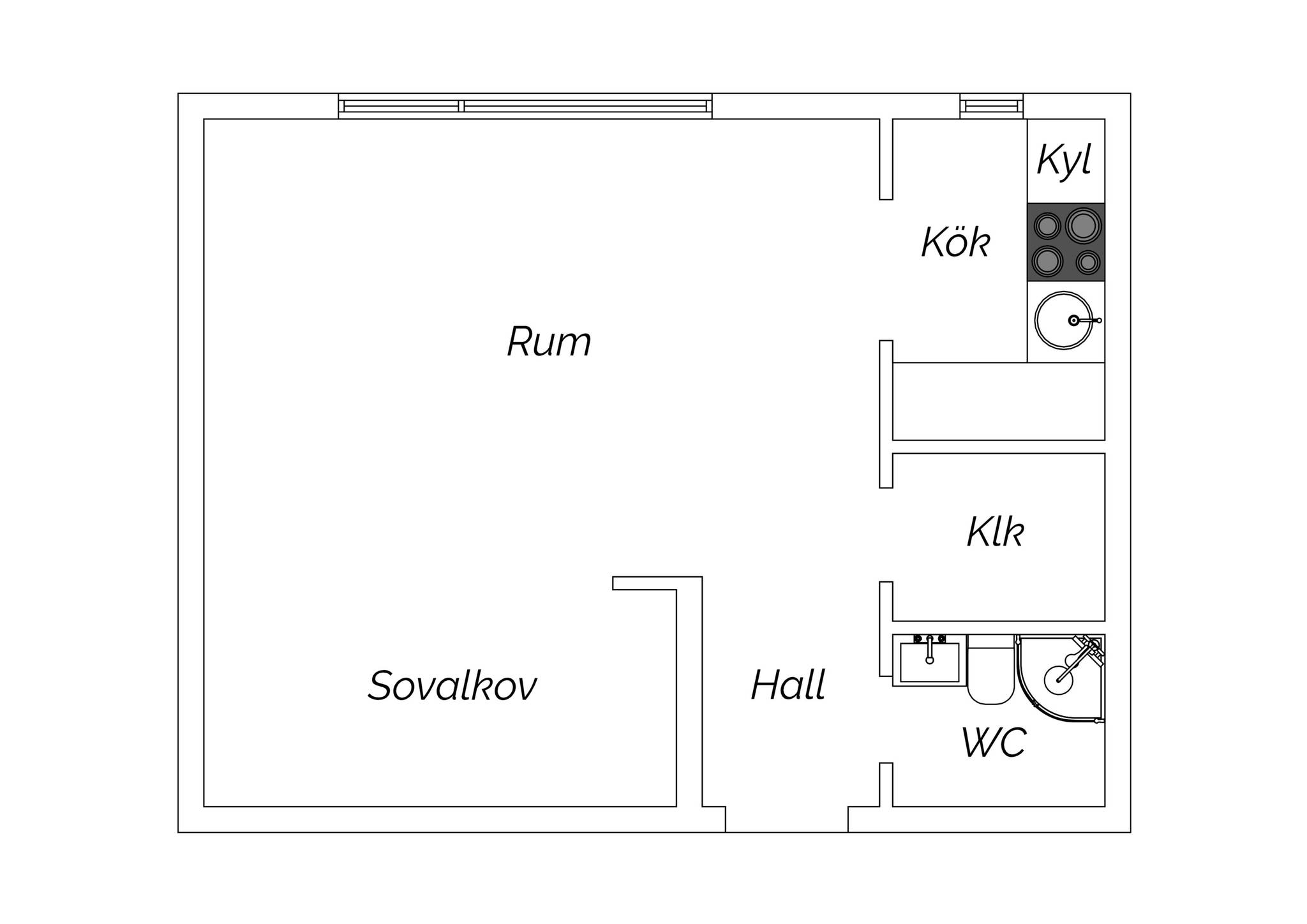 1 rum Lägenhet på Arvodesvägen 4 Hägerstensåsen Stockholms kommun - bild 21