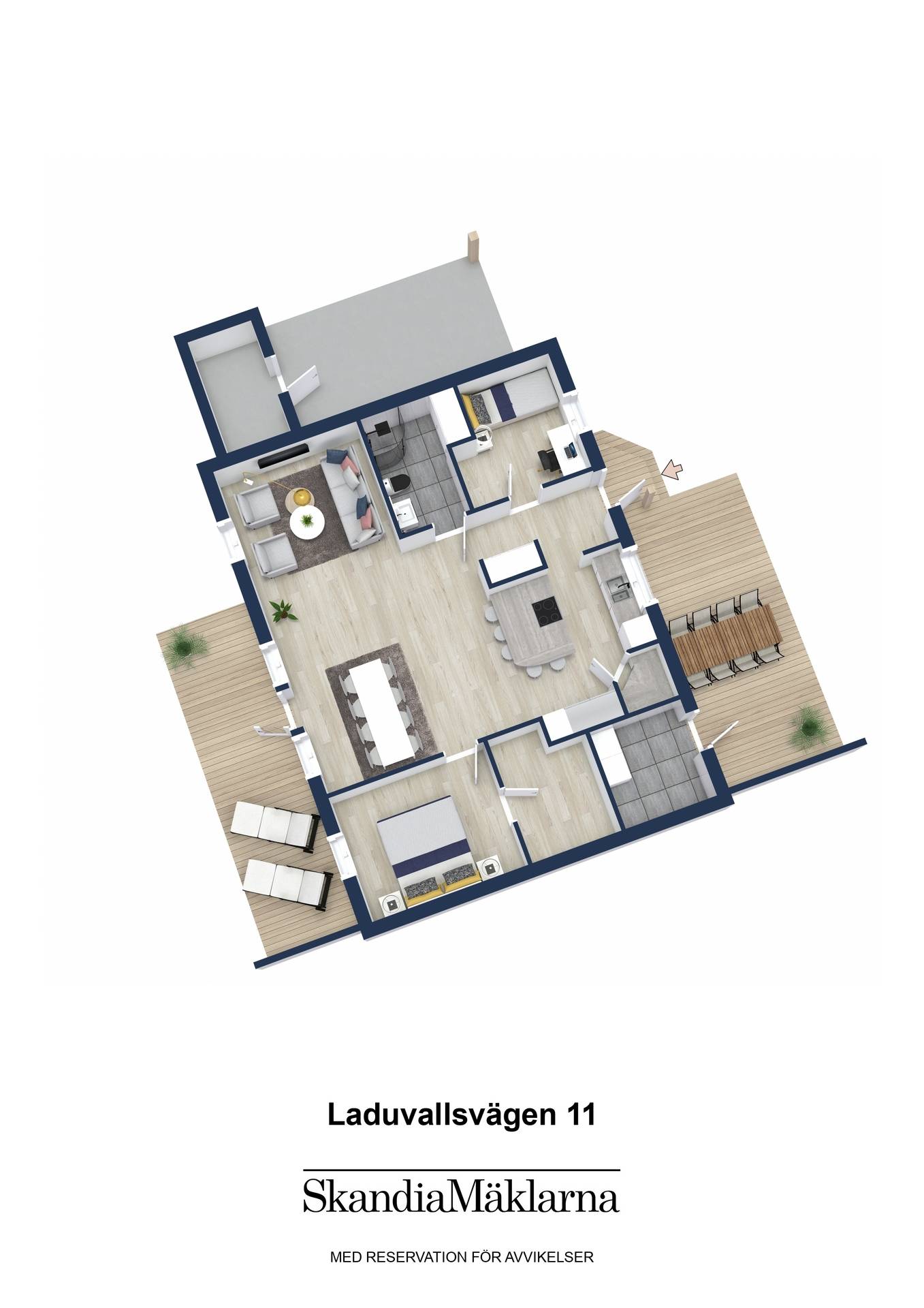 3 rum Kedjehus på Laduvallsvägen 11 Säljan Sandvikens kommun - bild 29