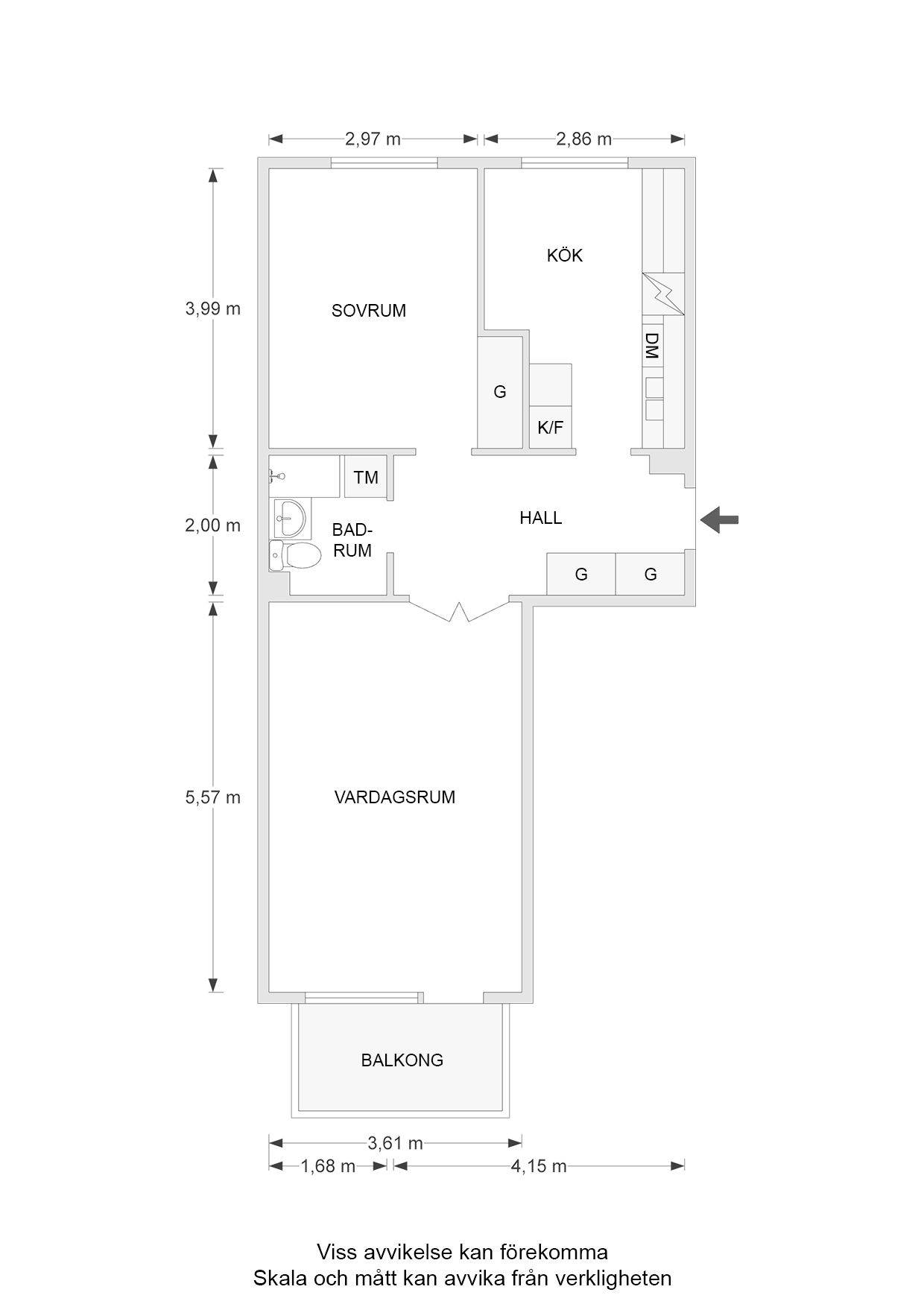 2 rum Lägenhet på Skogslyckegatan 34 Johannelund Linköpings kommun - bild 19