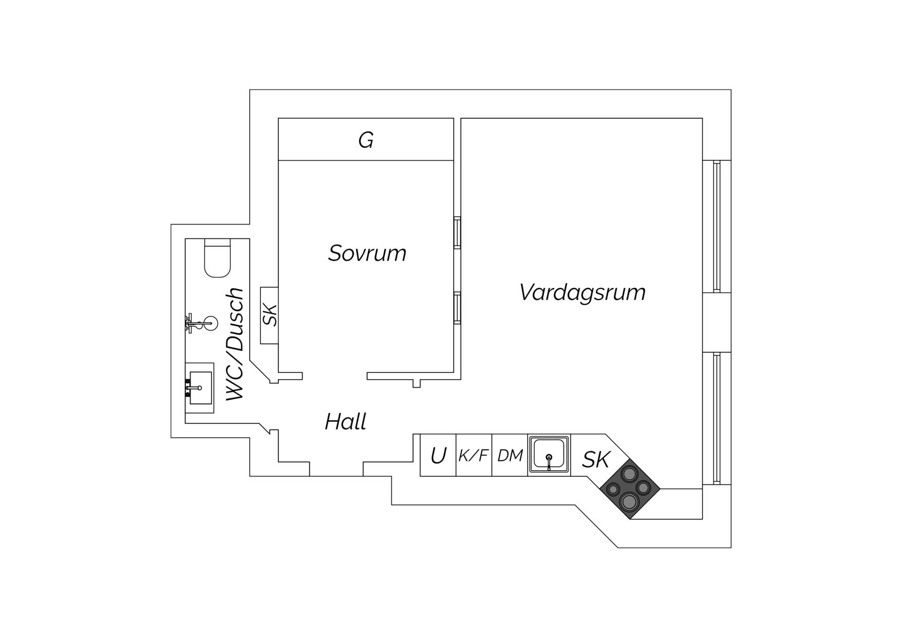 1.5 rum Lägenhet på Rödabergsgatan 9A Vasastan / Röda Bergen Stockholms kommun - bild 18