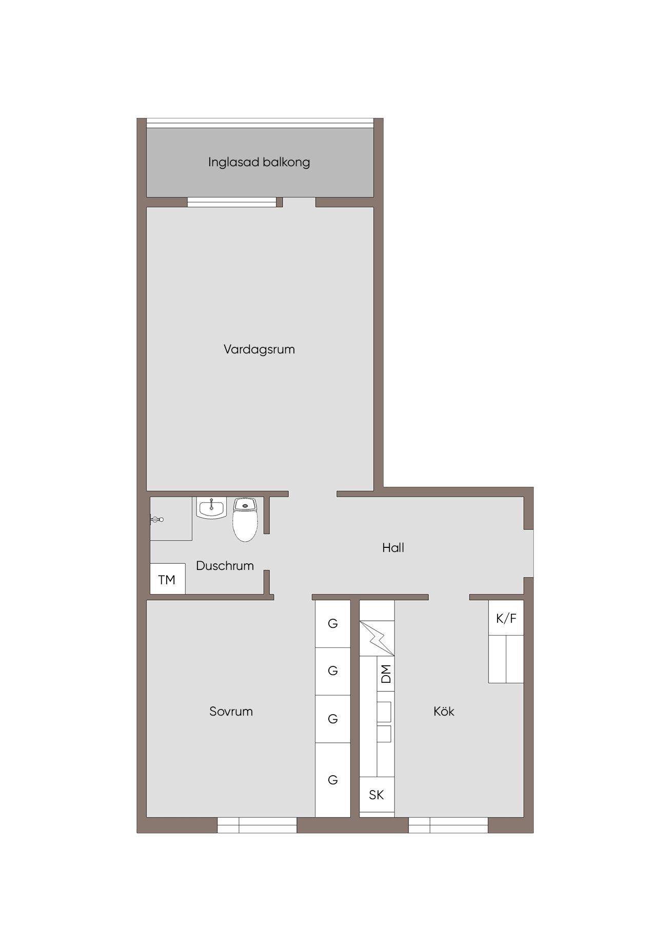 2 rum Lägenhet på Djurgårdsvägen 51B Djurgården Kristinehamns kommun - bild 29