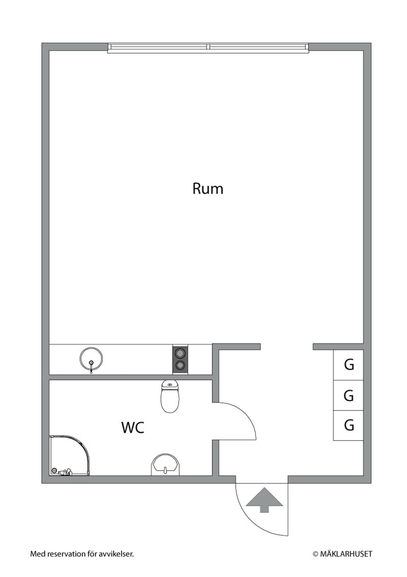 1 rum Lägenhet på Hagavägen 15 Centrum/Hagalund Borlänge kommun - bild 11