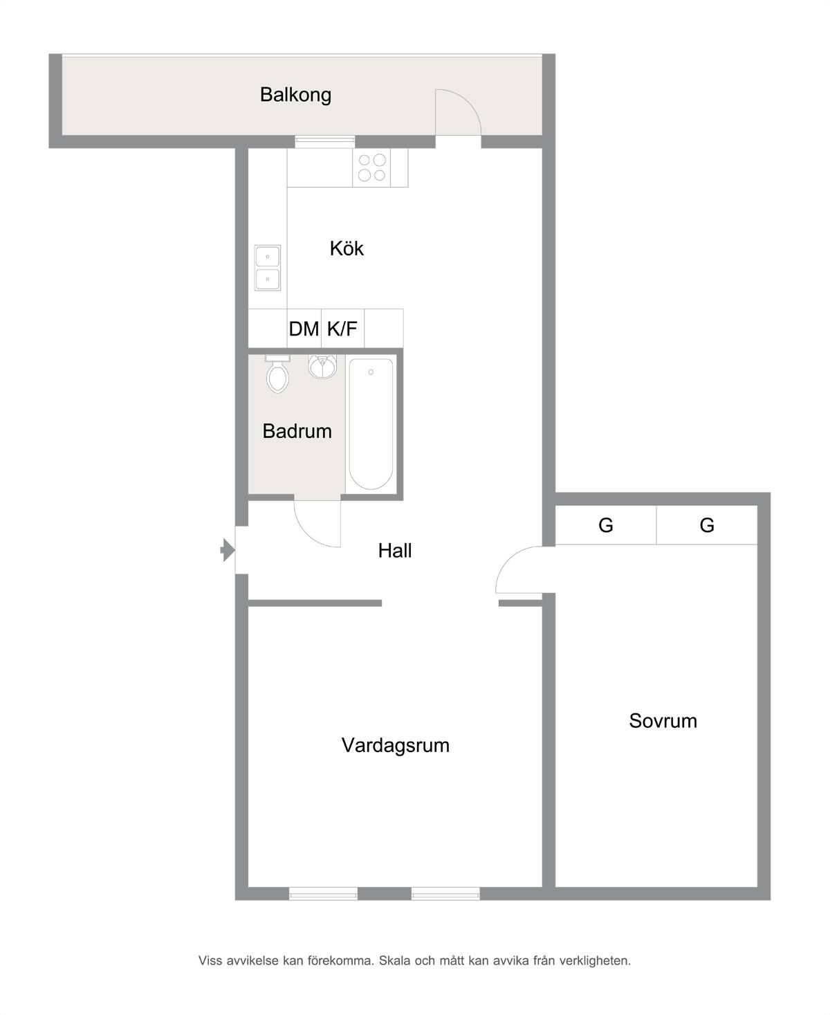 2 rum Lägenhet på Rönnebergavägen 45A Eslöv Norr Eslövs kommun - bild 20