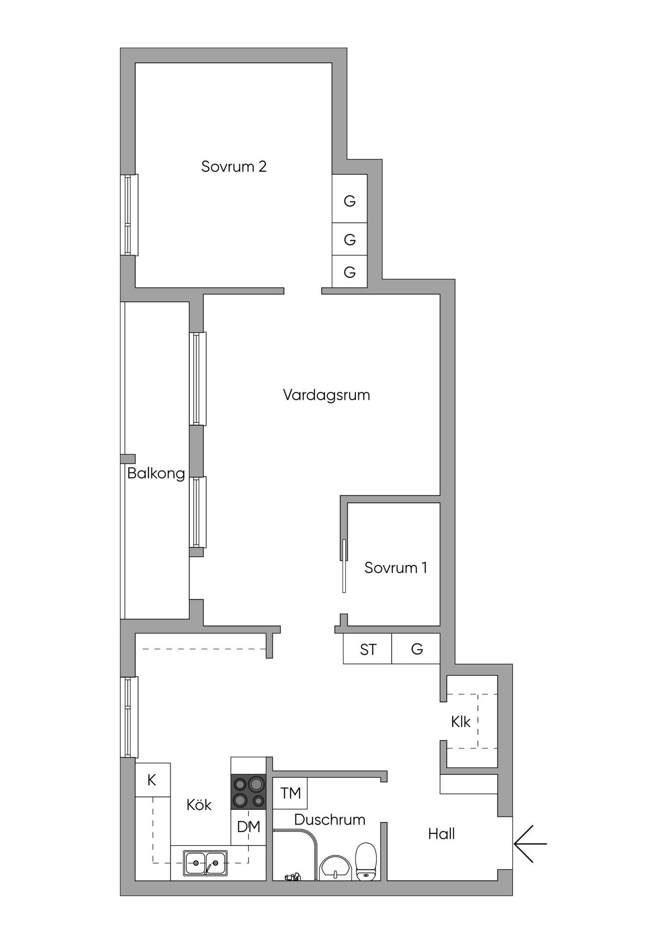 2.5 rum Lägenhet på Vigelsjövägen 7A Vigelsjö Norrtälje kommun - bild 27