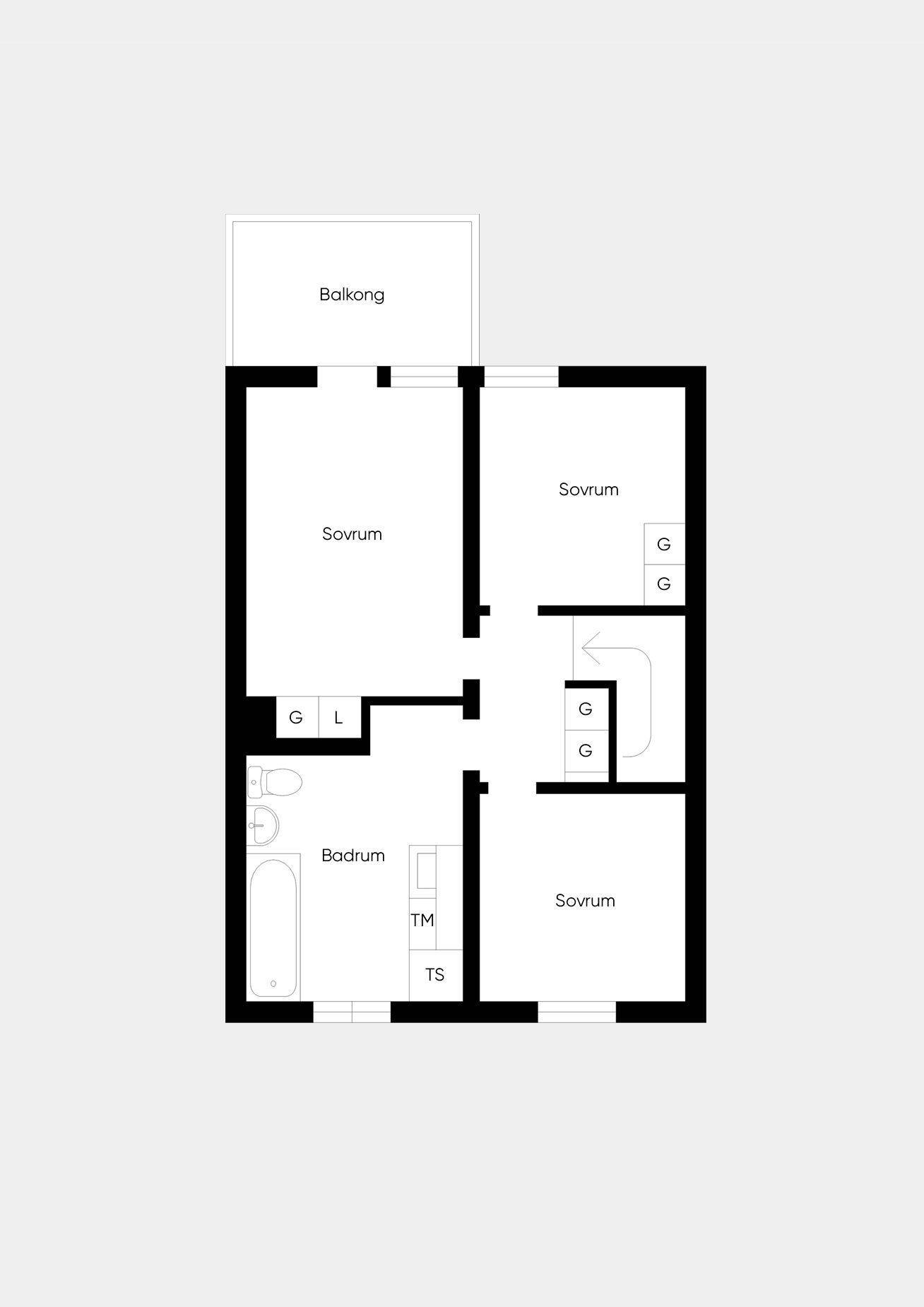 4 rum Radhus på Sjögärdsgatan 16A Nässjö Nässjö kommun - bild 41