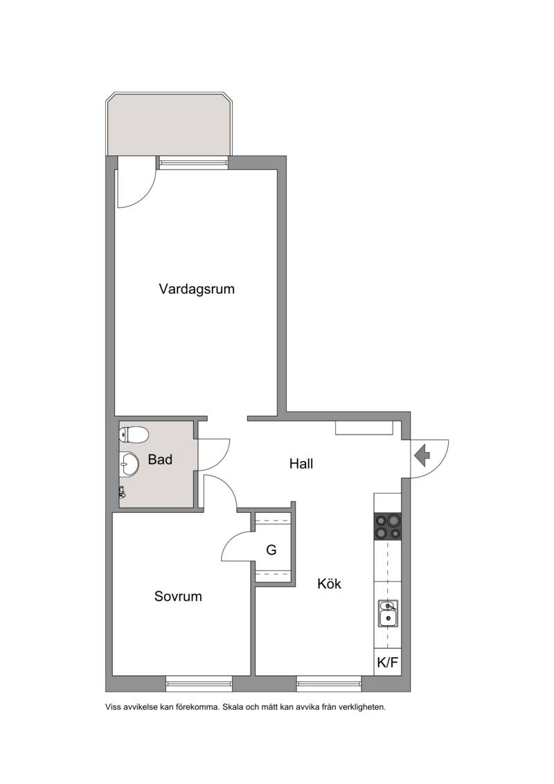 2 rum Lägenhet på Hudiksvägen 1A Hudiksvall Hudiksvalls kommun - bild 19