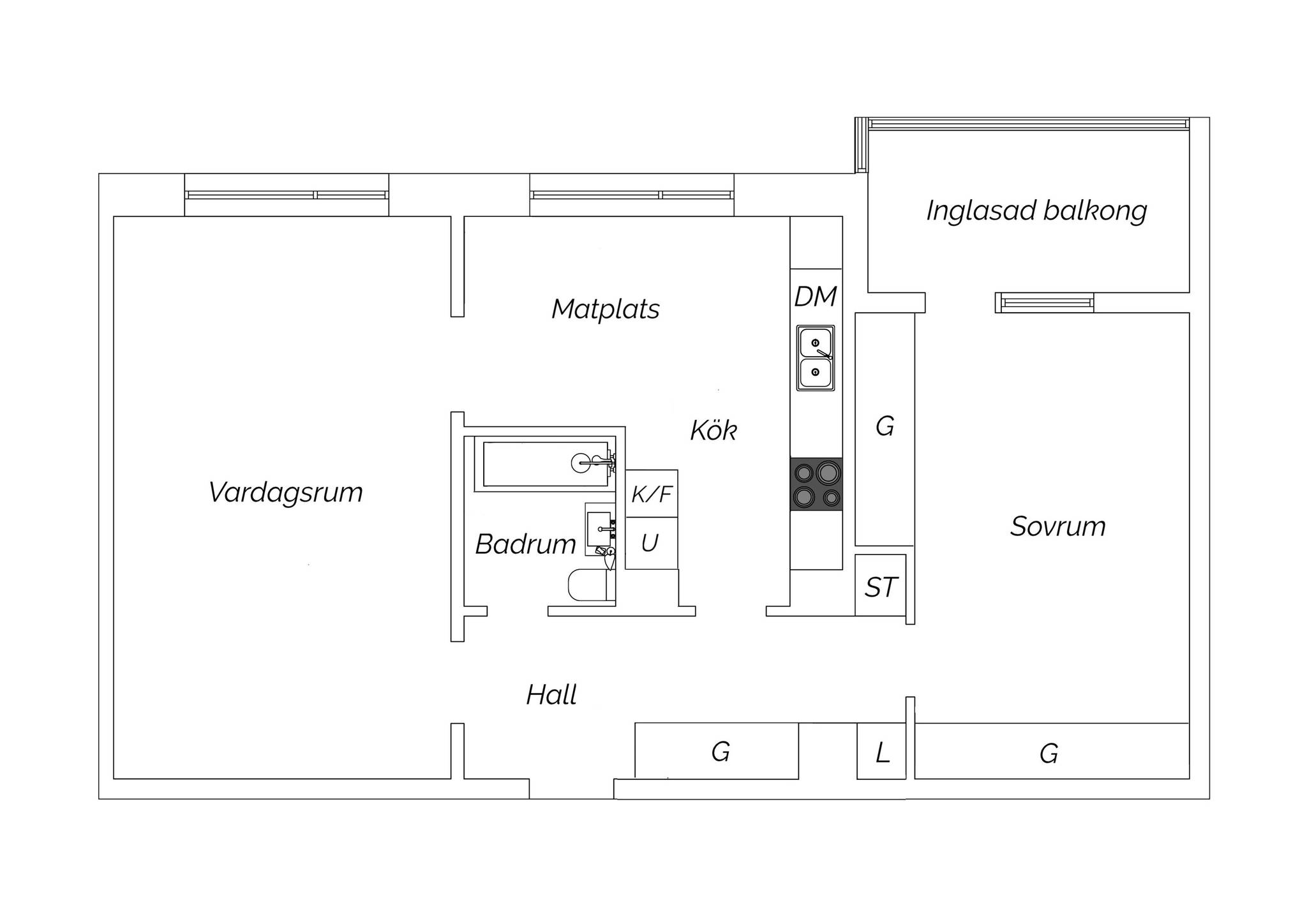 2 rum Lägenhet på Annebergsgatan 5B Borgmästaregården Malmö kommun - bild 28