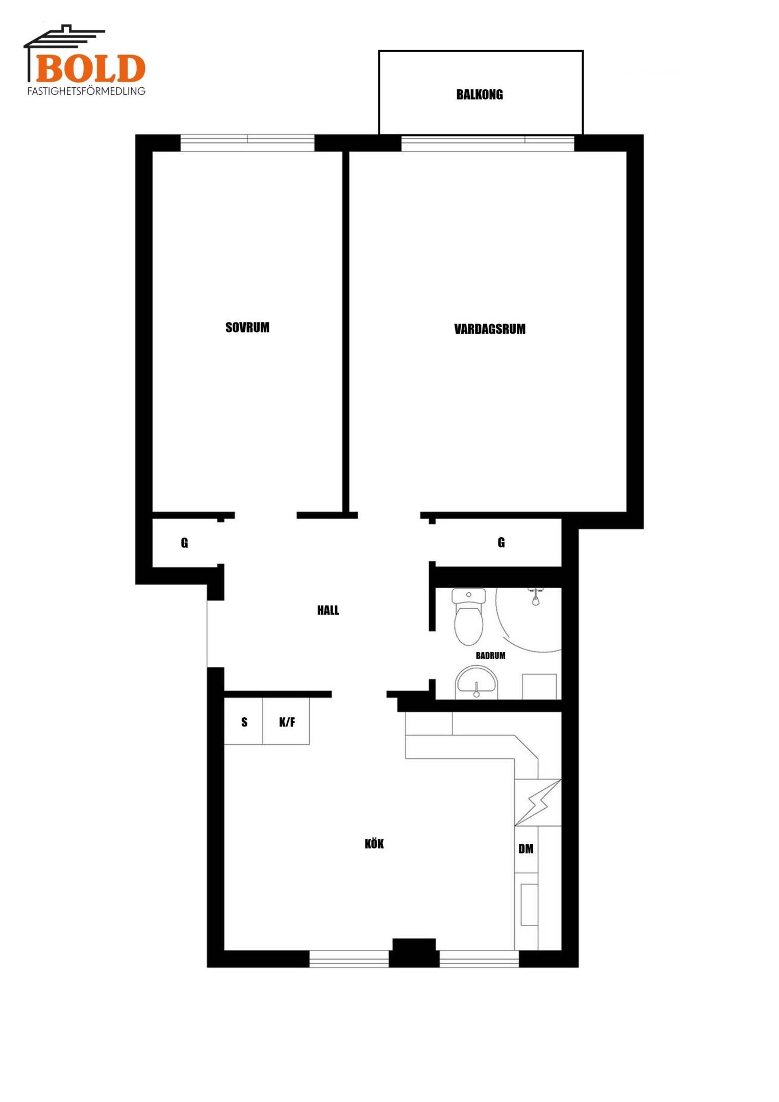 2 rum Lägenhet på Schantzgatan 10B Norr Örebro kommun - bild 16