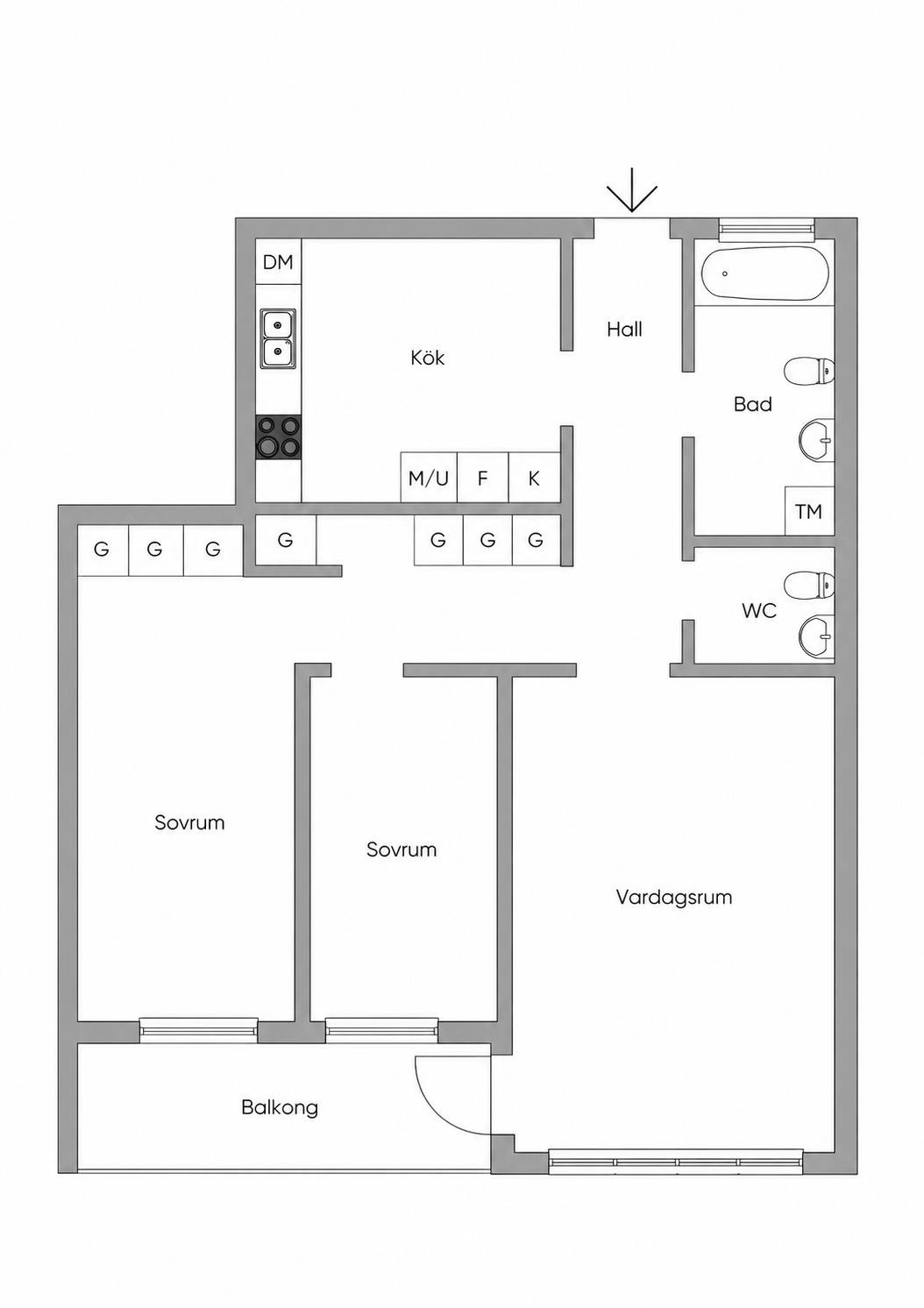 3 rum Lägenhet på Fageredsgränd 8 Östbergahöjden Stockholms kommun - bild 24