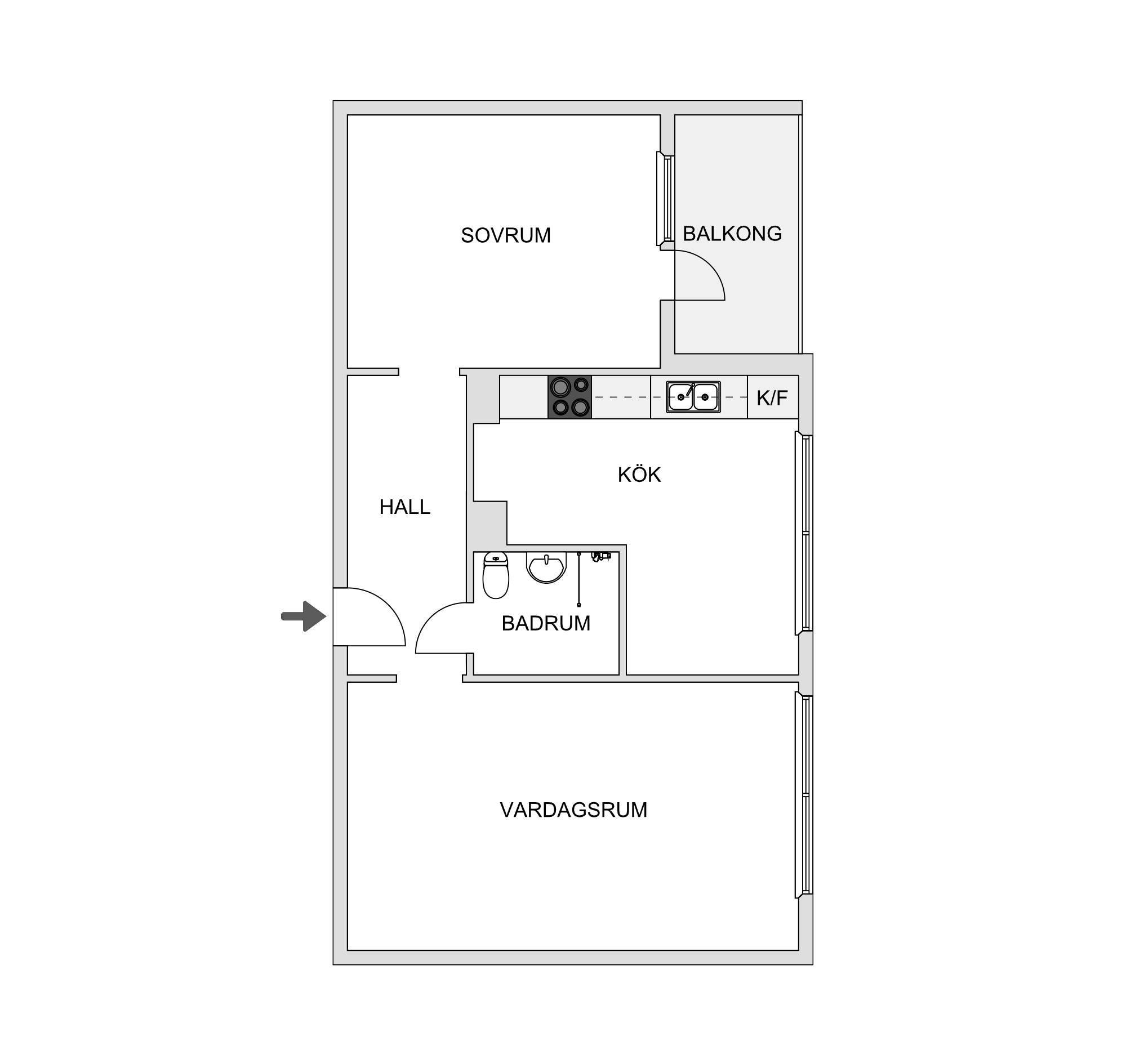 2 rum Lägenhet på Regissörgatan 17 Lindeborg Malmö kommun - bild 16