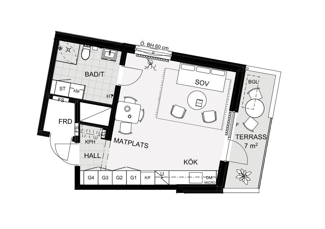 1 rum Lägenhet på Citadellskajen 1 Malmö kommun - bild 9